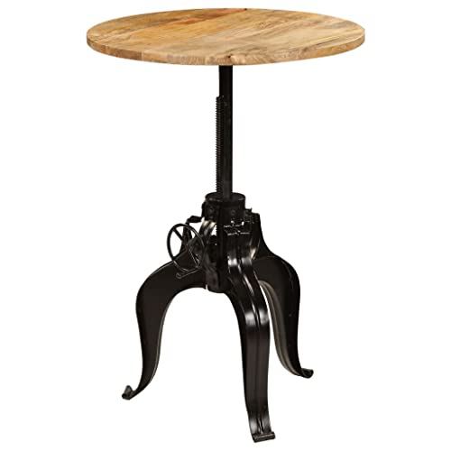 Table de bar bois réglable en hauteur pour optimiser l'espace