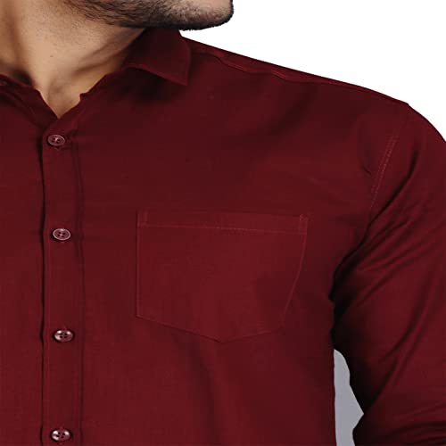 Image of Man Slim Fit Cotton Casual Shirt