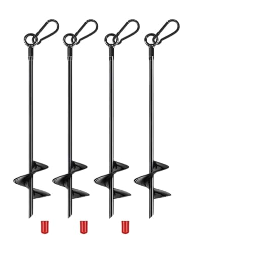 Anclaje for trampolín de metal resistente de 40 cm con ayuda giratoria sólida