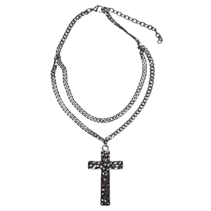 [Njdkadey] Vintage Cross Pendant Necklace Men Women Gothic Accessories Neck Chain Trendy Jewelry for Fashion Lovers Party Jewelry