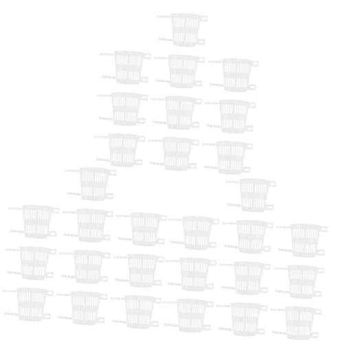 Toddmomy 30pezzi Vasi Per Controllo Trasparenti Contenitori Per e Cesti Per Per Coltivazione e