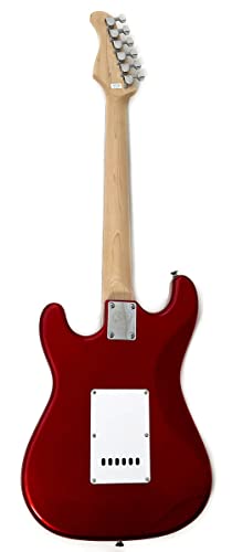 3/4 Size (36 Inch) Red Electric Guitar Package With Amp, Carry Bag Sx Rst 3/4 Car #TOP3