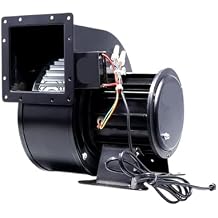 DEBLAN Industrial 3-Phase 380V Centrifugal Fan, 330W, Black, Size 150FLJ7-BJ, High Efficiency, Low Noise, Touch Control, Indoor Use