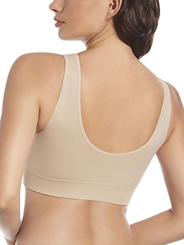 Selene-LETIAN2-Modelo-LETIANA-C-Top-SIN-Costuras-con-Copas-DE-Relleno-EXTRAIBLES-Ref-367-Tierra-S-para-Mujer