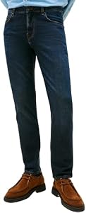 Jean Denton Straight Fit Tommy Hilfiger Homme Bleu Blacker Blue 36W/32L