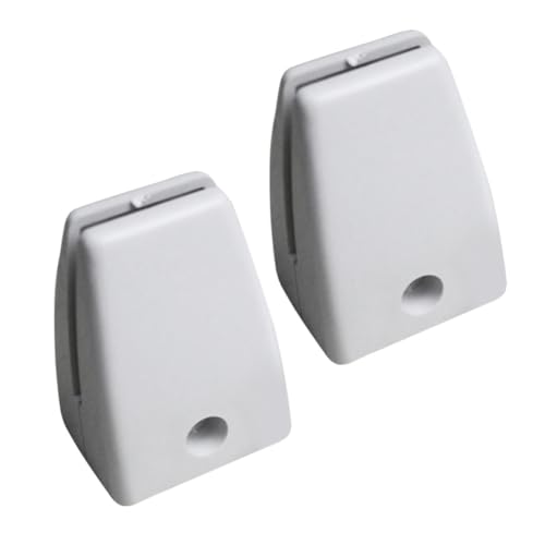 BUTIFULSIC Abrazadera de Plástico para Partición de Escritorio, 2 Piezas, Ligera y Fácil de Instalar, Soporte para Panel Separador en Mesas de Oficina y Conferencias