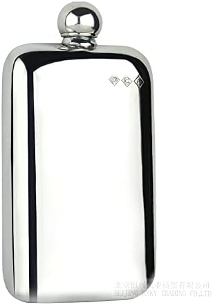 Sheffield Pewter-Pewter Hip Flask- F001- 6oz/170ml (Approx.) Lead-Free Handmade in UK