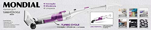 Aspirador de Pó Vertical 220V, Branco/Lilás, Mondial - AP-34