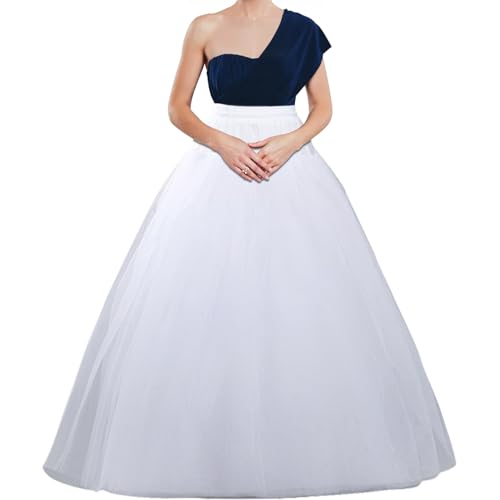 Hoopless Petticoat Crinoline A-line Women Ball Gown Dress Underskirt Half Slips