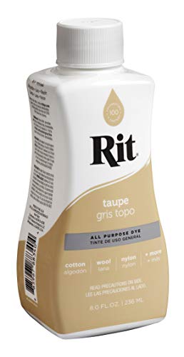 Image of Rit All-Purpose Liquid Dye, Taupe, 8 Fl Oz (Pack of 1).