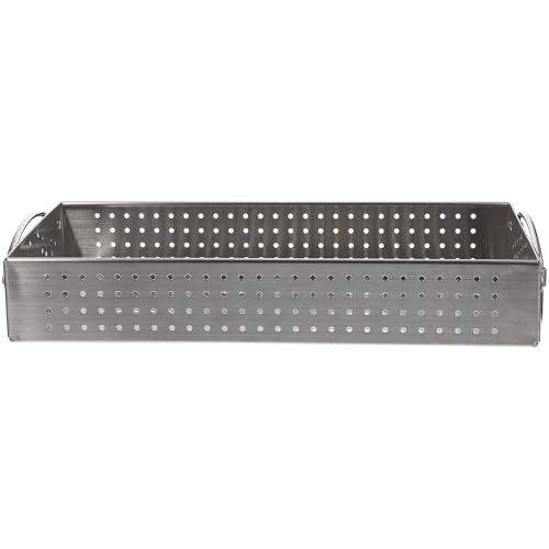 TOPPERFUN ステンレス製メッシュ構造キッチンカトラリー収納トレイ 大容量食器ホルダー 清潔キープ排水速乾家用調理器具オーガナイザー