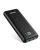 Charmast Powerbank 20W PD3.0 Schnelles Aufladen 23800mAh Externer Akku Quick Charge 3.0 USB C Power...