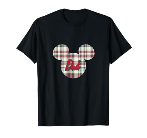 T-shirt de Noël Mickey pour le meilleur papa : idée cadeau homme motif écossais festif