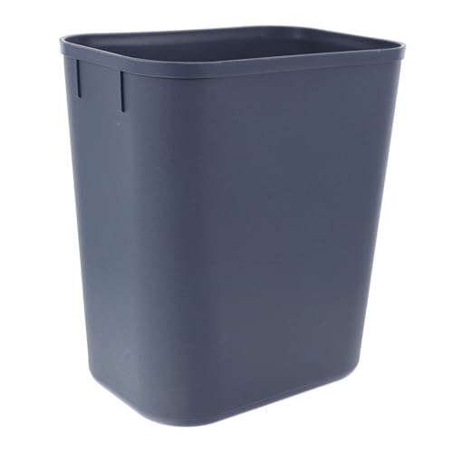 Bote de basura rectangular Garneck 15 L plástico gris miniatura 1