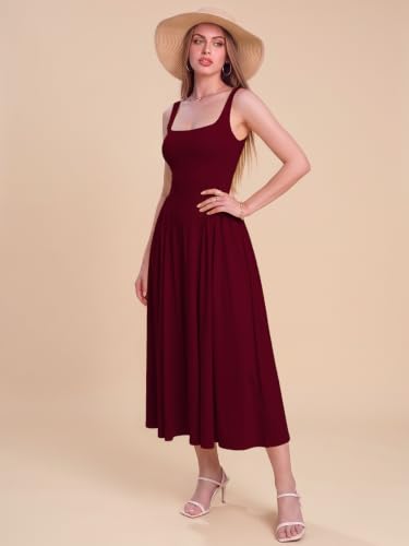 Image of Solid Fit and Flared Round Neck Gown for Women's & Girl's