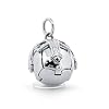 Jewelco London Men's Sterling Silver Medium Masonic 13mm Orb Ball Charm - 18 inch Chain #1