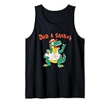 Dinosaurio T Rex Papá Un Saurus Divertido Nuevo Papá Broma Mordaza EST 2026 Camiseta sin Mangas