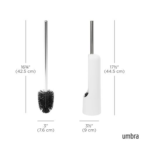 Image of Umbra 023274-660 Touch Toilet Brush, White.