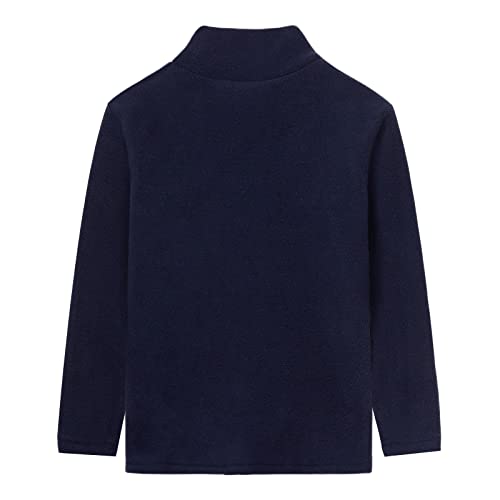 Image of LittleSpring Unisex Boys Girls Polar Fleece Shirt Base Turtleneck Top (2-14 Years)