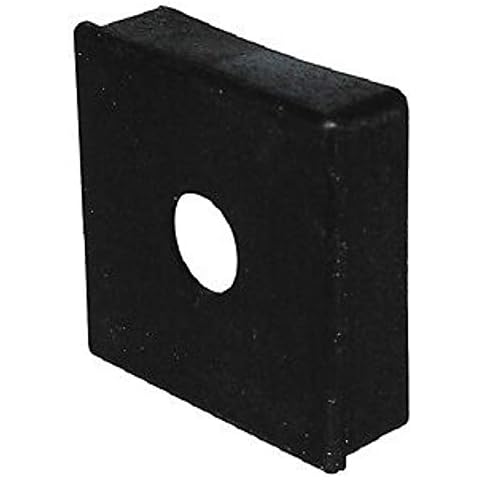 LEGENDARY-YES Rv Bumper Plug 4 Inch Square Locking End Cap Cover Travel Trailer Camperng Securely Hold Sewer Hoses in Place Weather and UV Resistant Easy Removal and Attaches to Bumper Cover