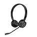 Jabra Evolve 65 TE ヘッドセット ワイヤレス 両耳 マイク付き 2台同時接続 Link 390a UC ステレオ Bluetooth5.2 ノイズキャンセリング 最長16時間通話 1日中快適なレザークッション Teams/Zoom利用可能 会議