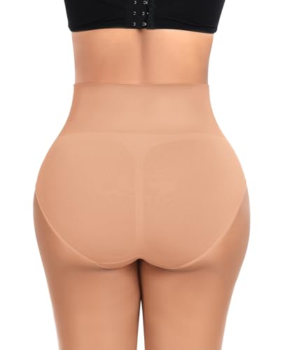 Image of Werena Tummy Control Shapewear Underwear for Women High Waisted Body Shaper Panties Shaping Briefs