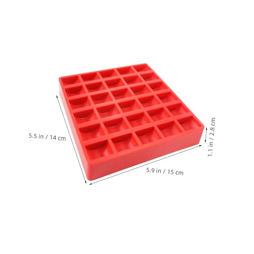 Caja organizadora para monedas color rojo miniatura 2