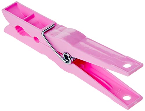 Pregador de Roupas Sanremo Rosa Bebe Plástico