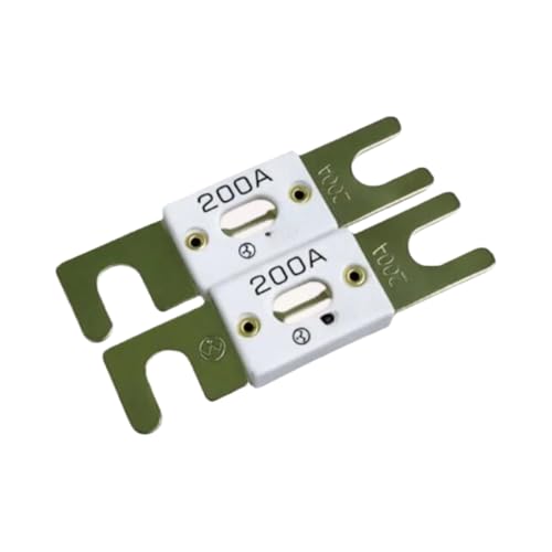 Fusible céramique 200A à blanc avec corps isolé 125V type boulon fourche haute conductivité