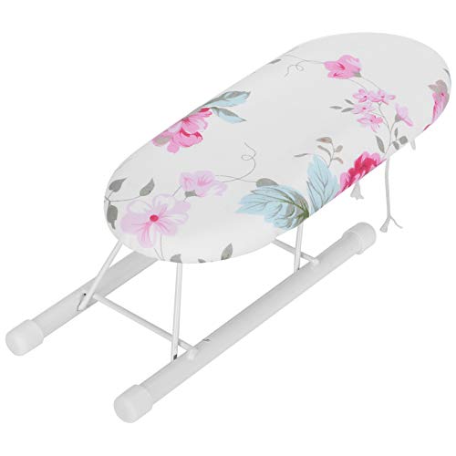 Planche à Repasser de Table, Mini Planche à Repasser Pliable avec Pieds Pliants et Housse en Coton Lavable Amovible, Table en Fer Portable pour la Maison, Les Voyages, la Couture(#1) Cover