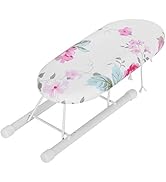 Haofy Ironing Board, Tabletop Ironing Board with Folding Legs, Mini Ironing Board Foldable Sleeve...