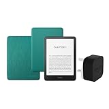 Kindle Paperwhite 16 GB Mit Werbung Mit jade transparenter Hülle und 9-W-Netzteil
