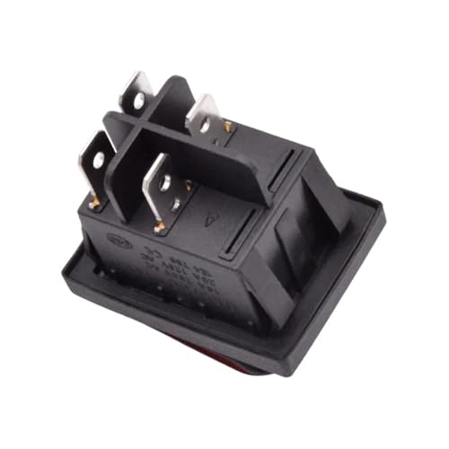Interruptor basculante KCD4 iluminado para controlar el encendido seguro 4