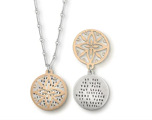 Necklace by Kathy Bransfield | Leave a Trail | Emerson | Sterling Silver | Jewelry | Present | Gift For Her | Graduation Necklace