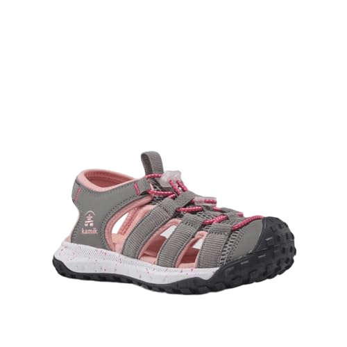 Kamik Kid's Ripple Closed-Toe Sandals Gray - HK4273-GRY2