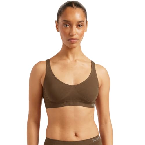 Image of Boody -Seamfree Crop Bra -Seamless Bralette -No Padding, Clips, Fastenings, Wires -Bamboo Viscose -Low-Medium Support Pull-On