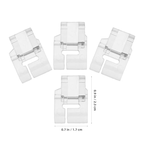 Set 4 piezas pie prensatelas para máquina de coser miniatura 2