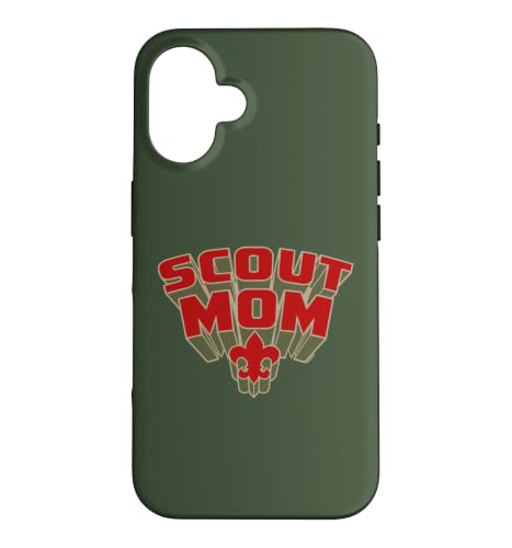 Scout Mom! Scouts BSA Scouting America Comic Book Style Art �X�}�z�P�[�X iPhone 16 �p