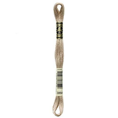 Image of DMC 6-Strand Embroidery Cotton Floss, Light Mocha Beige
