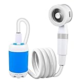 Compact et portable : le design léger de cette pompe de douche de camping la rend facile à transporter dans votre équipement, offrant des douches rafraîchissantes où que vous alliez.