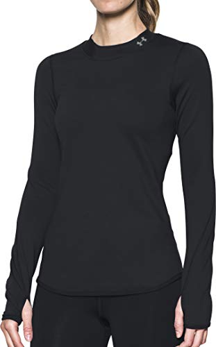 UA CG Armour Mock pour homme : haut technique Under Armour col montant à manches longues