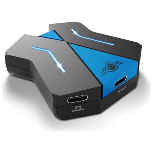 Spirit Of Gamer – Adaptateur Clavier Souris - Compatible Manette PS4/PS3/Switch 1 & 2/Xbox - Convertisseur pour Consoles Jeux Vidéo - Jouez avec Clavier et Souris grâce au CROSSGAME 1