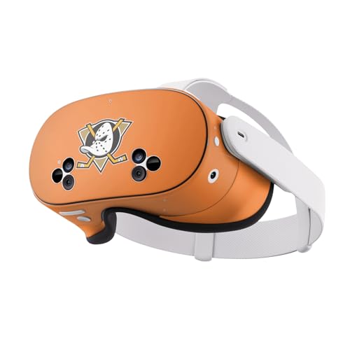 Head Case Designs Officially Licensed NHL Plain Anaheim Ducks Vinyl Sticker Skin Decal Cover Compatible with Meta Quest 3S