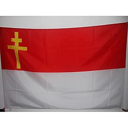 AZ FLAG - Drapeau République d'Alsace Lorraine - 90x60 cm - Drapeau 1Ère Guerre Mondiale 1918 100% Polyester Avec Fourreau et Cordelette - Pavillon 50 g