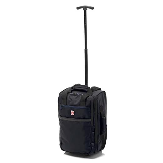 Gladiator Bolso RYANAIR Mochila con Ruedas Tiempo Libre y Sportwear, Adultos Unisex, Negro (Negro), Talla Única