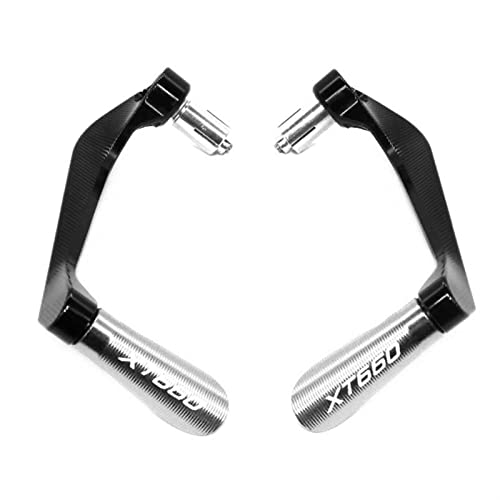 Pieza de guardamanos para Yamaha XT660 / X R Z XT660X XT660R XT660Z XT 660 Protector De Palancas Embrague Y Freno para Manillar Motocicleta(Silver)
