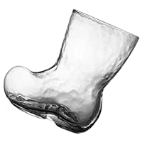 GALPADA Boot Glass Mug Transparent Beverage Drinking Cup for Home Parties Festivals Unique Boot Shaped Design for Beer for Friends and Family