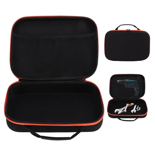 Storage Case for Electric Drill, Tool Pouch Bag Tools Container Bag Oxford Fabric Tool Sharpeners Accessory Storage Case Cutting Tools Organizer for Electric GrinderDrill Pliers Wrench (L)