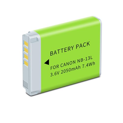 NB-13L NB-15L Battery Compatible for Canon PowerShot G7 X Mark II G7 X