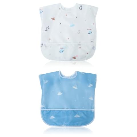 Little Dimsum Waterproof Feeding Bib Set Cover